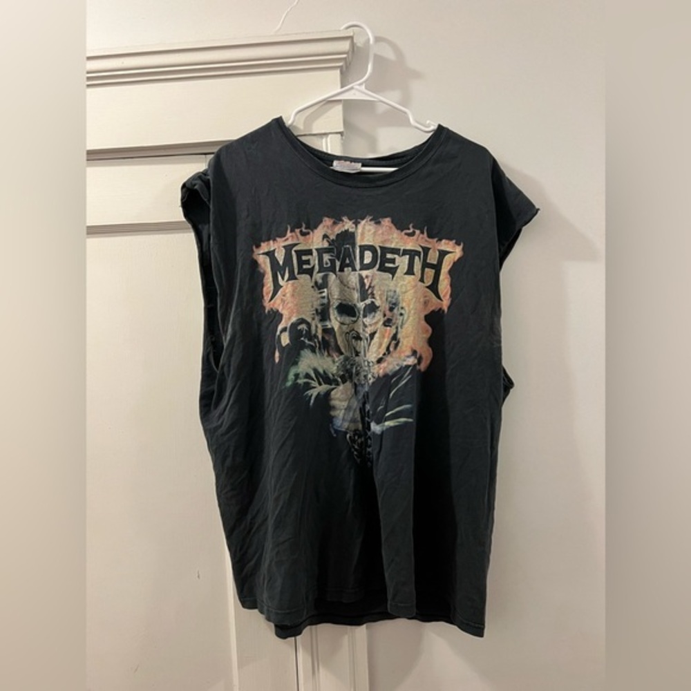 MEGADETH 2007 cutoff sleeve tank xxl